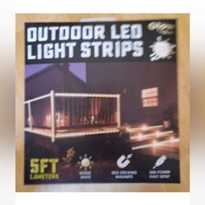 GabbaGoods Outdoor LED Waterproof Light Strips Warm White 5 ft